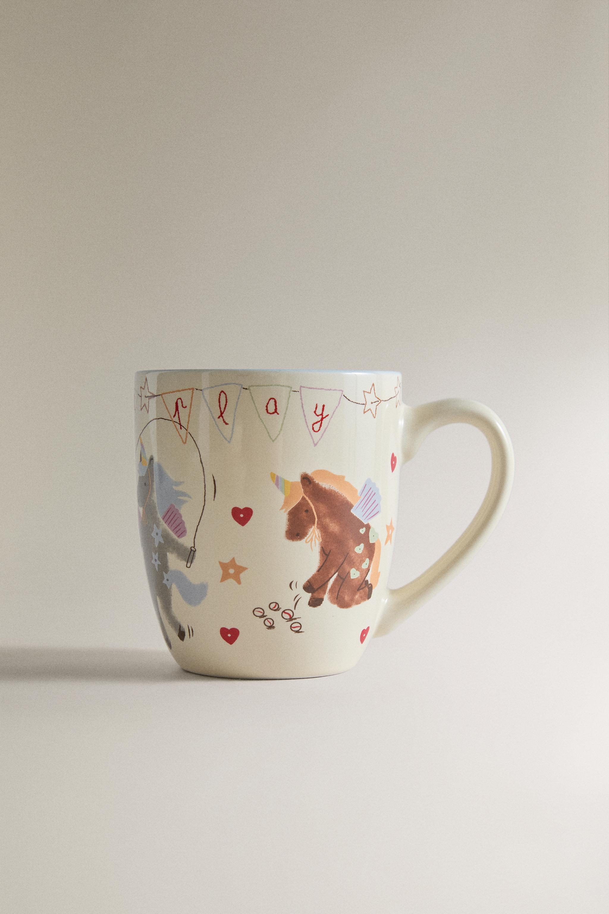 KIDS' CERAMIC UNICORN CUP